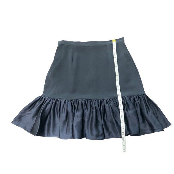 Stella McCartney Black Ruffled Hem Skirt Womens Size S - Picture 4 of 6